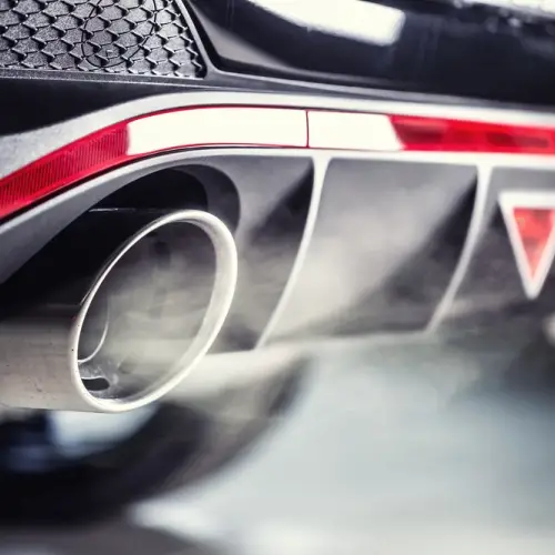 Gas emissions in a combustion car
